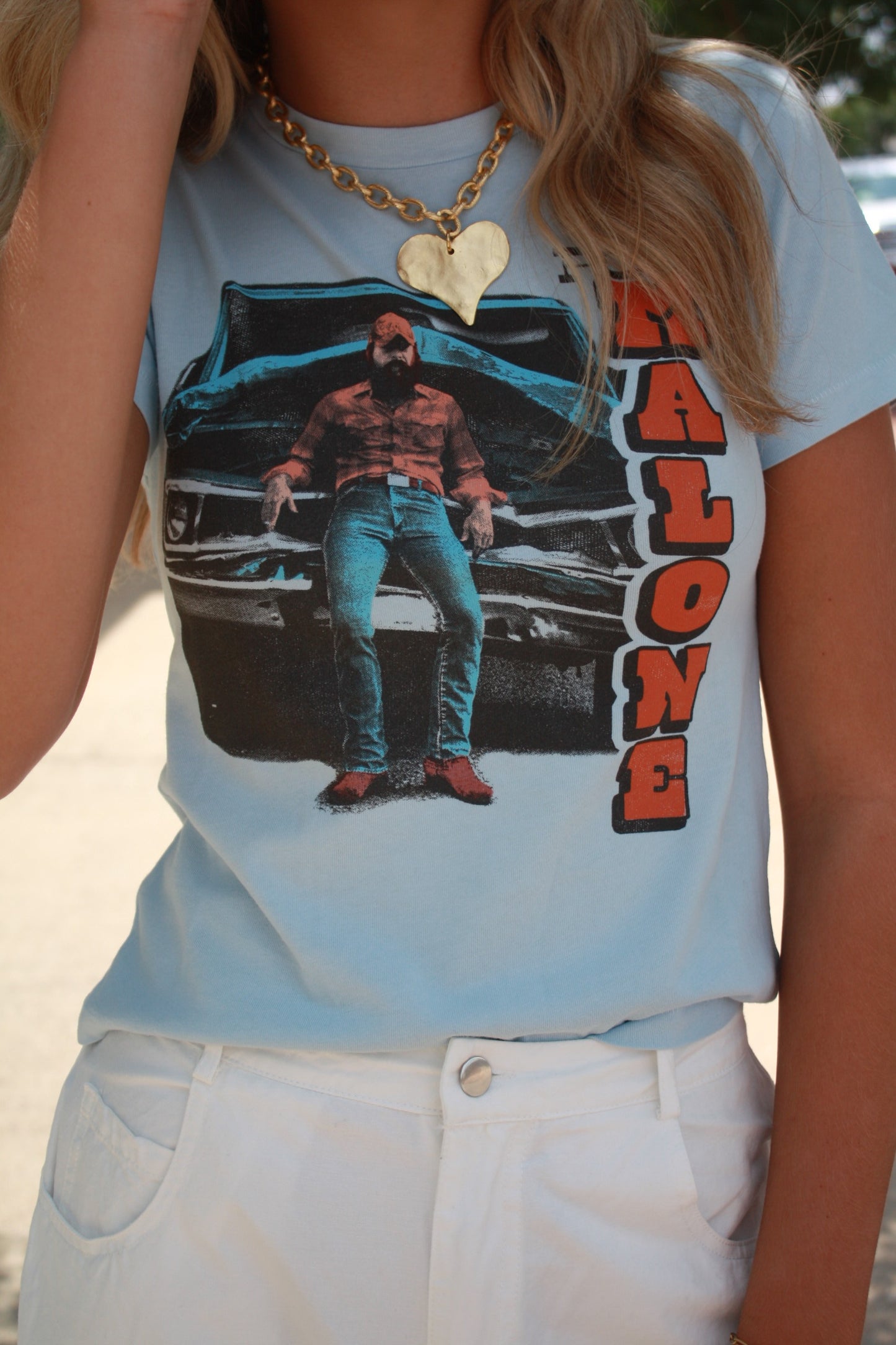 Post Malone Posty & Truck Babydoll Tee