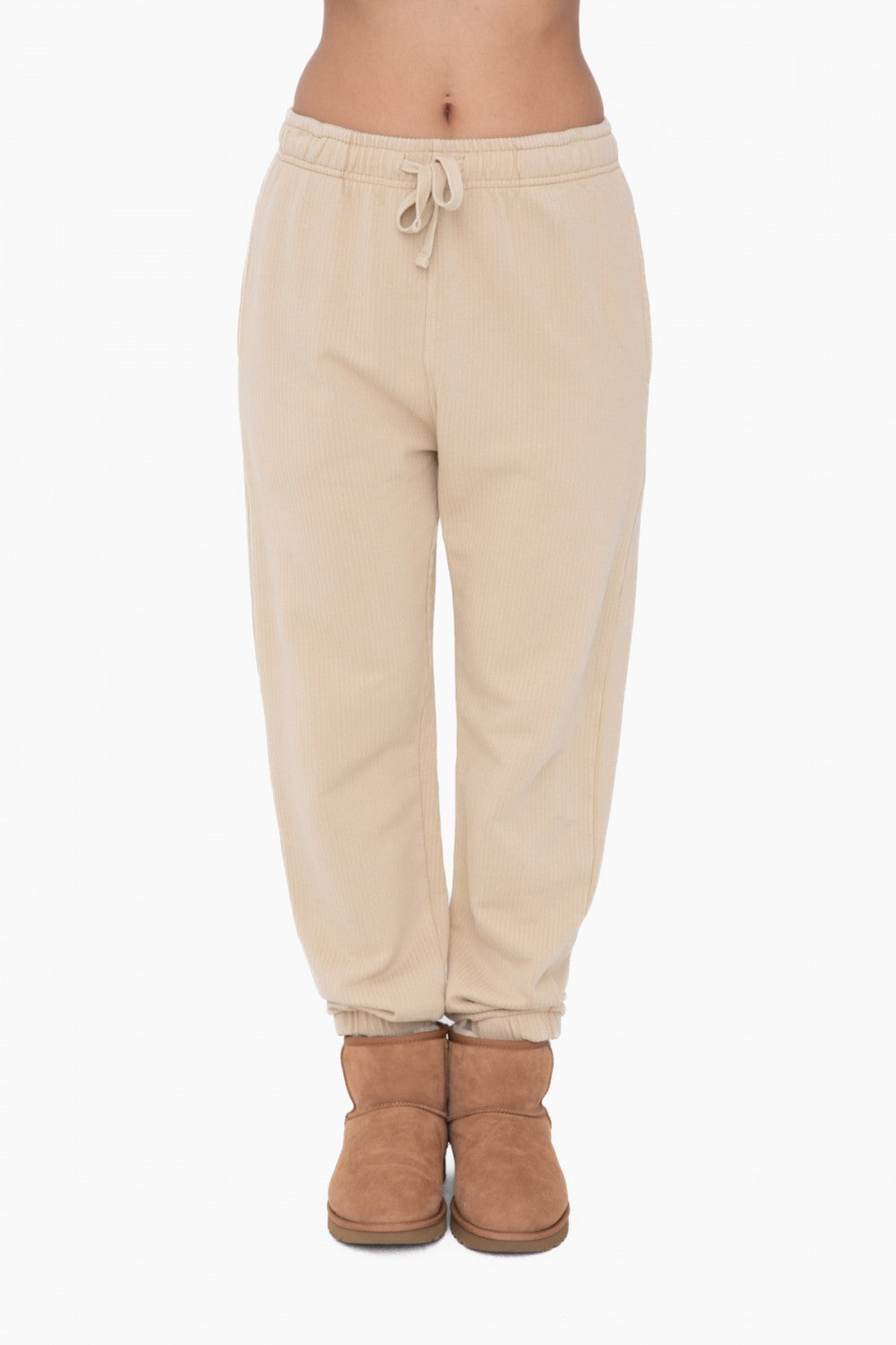 Mineral Washed Cuffed Joggers