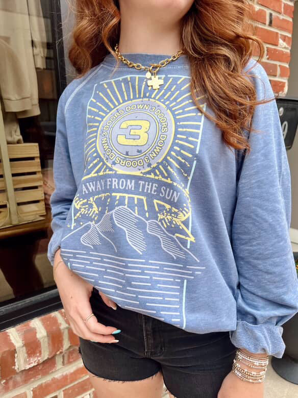 3 Doors Down Burnout Sweatshirt