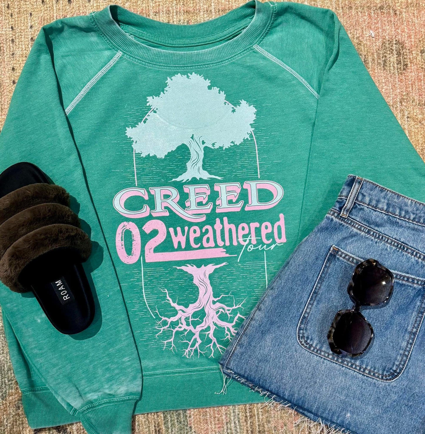 Creed 02' Tour Burnout Sweatshirt