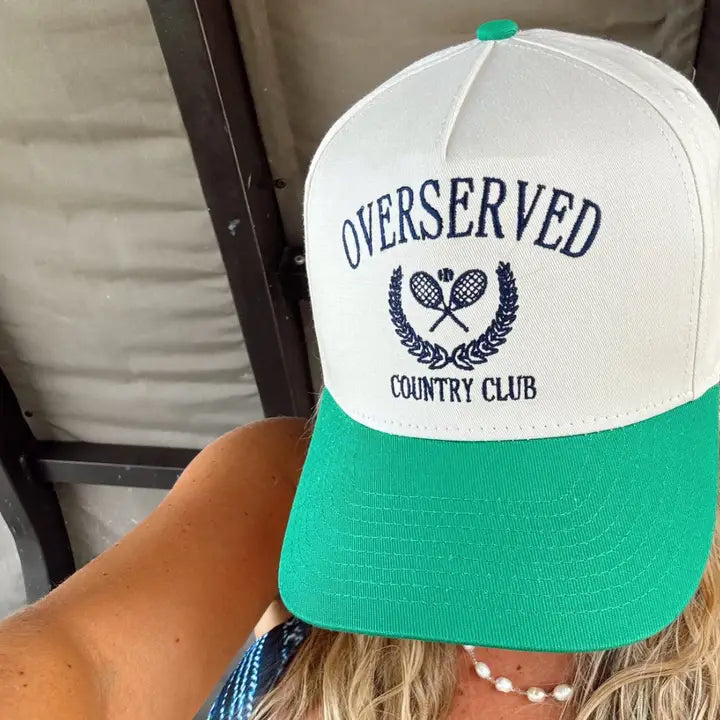 Overserved Country Club - Green Vintage Trucker Hat