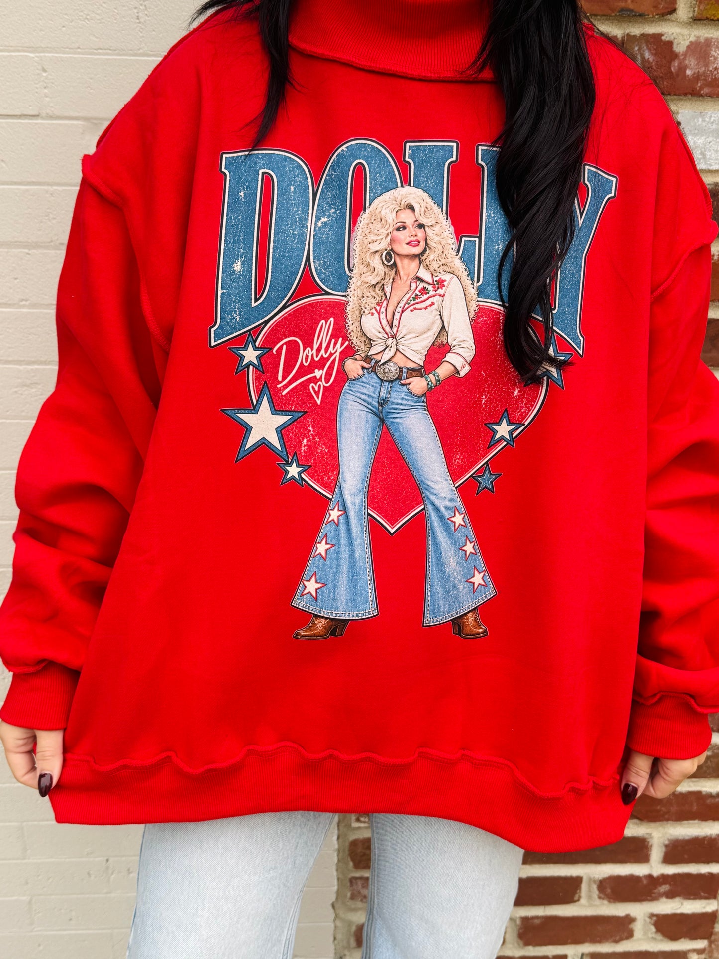 Dolly Mock Neck