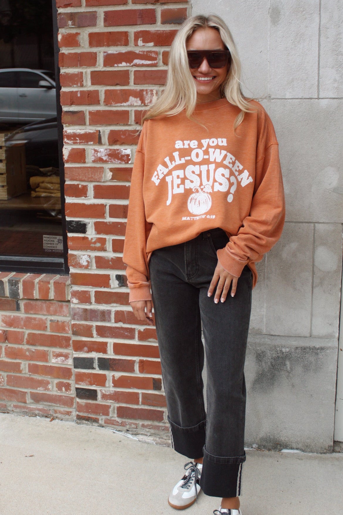 Fall-O-Ween Jesus Sweatshirt