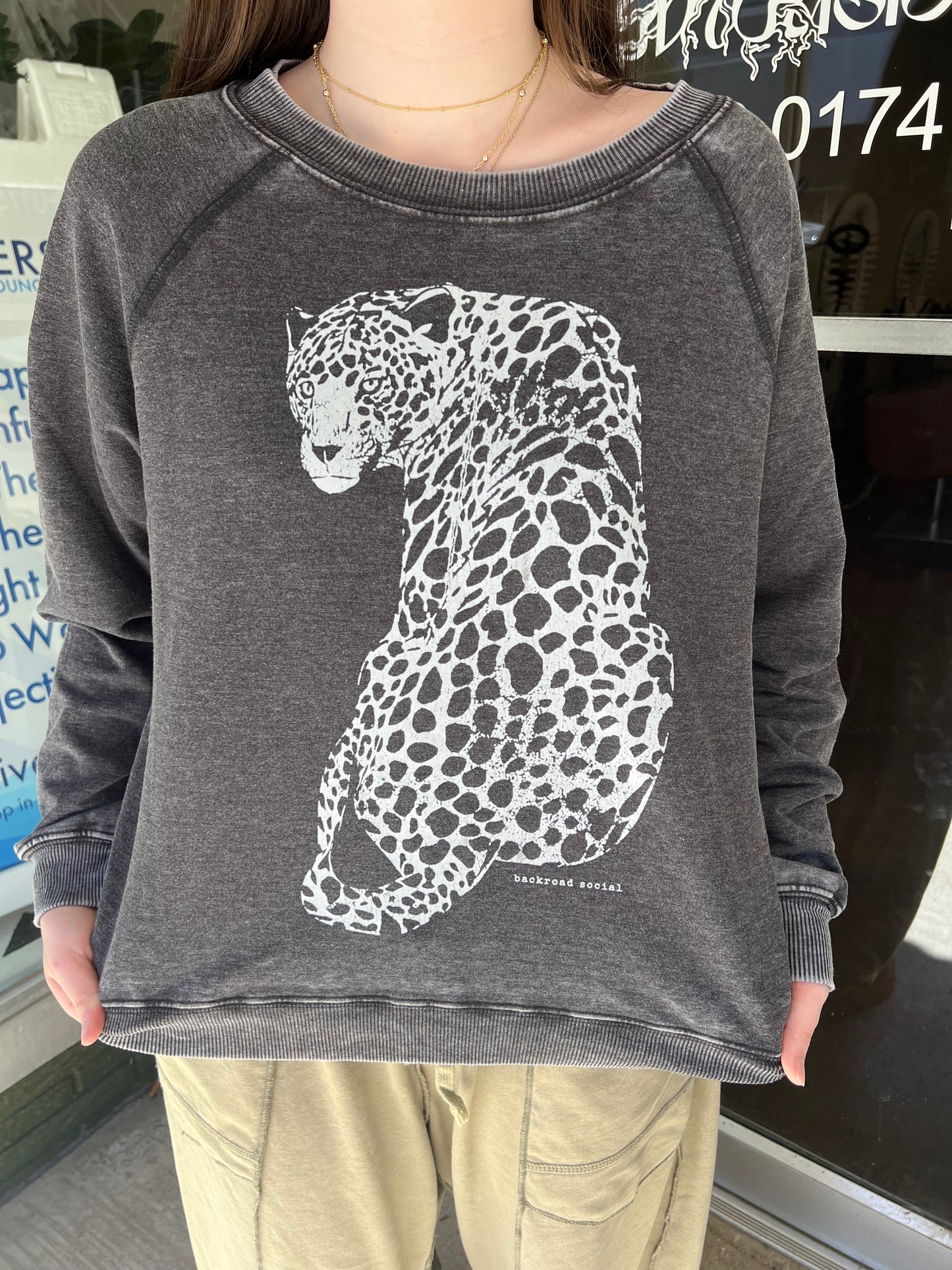 Wild Cat Burnout Sweatshirt