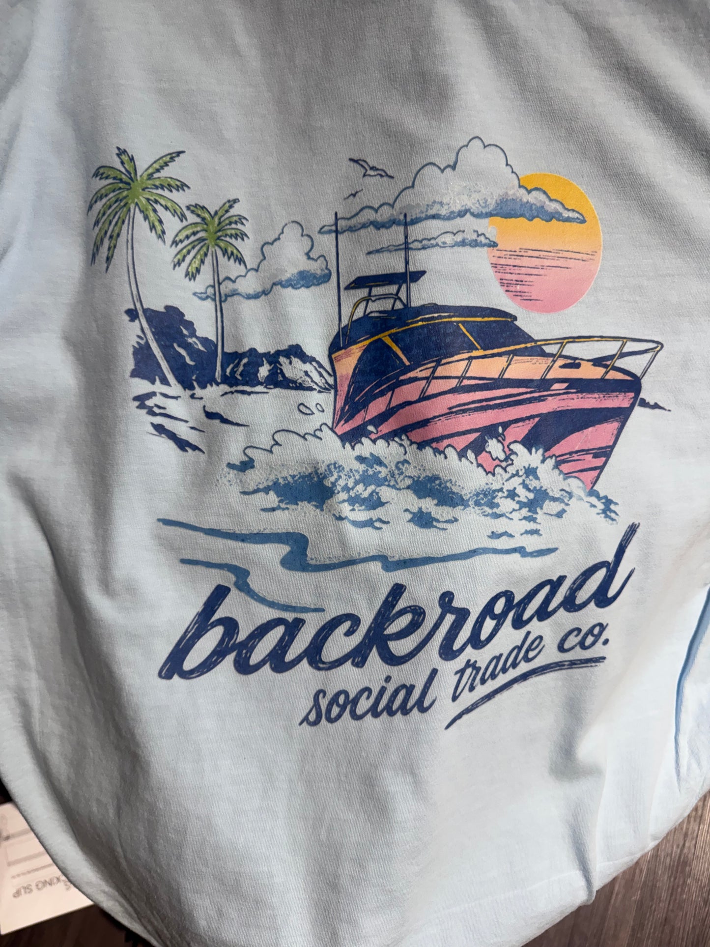Neon Boat Tshirt