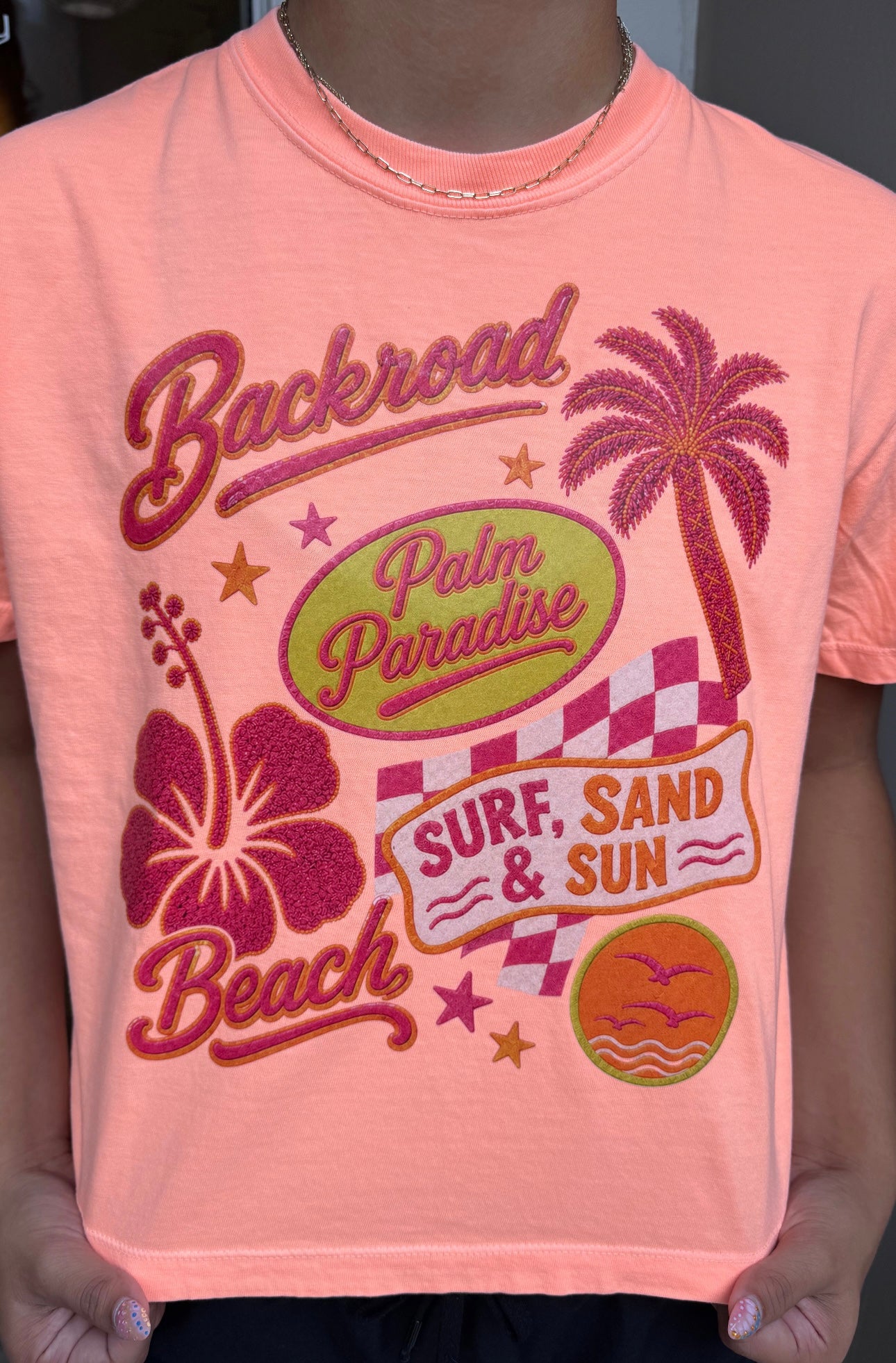 Palm Paradise Boxy Tee