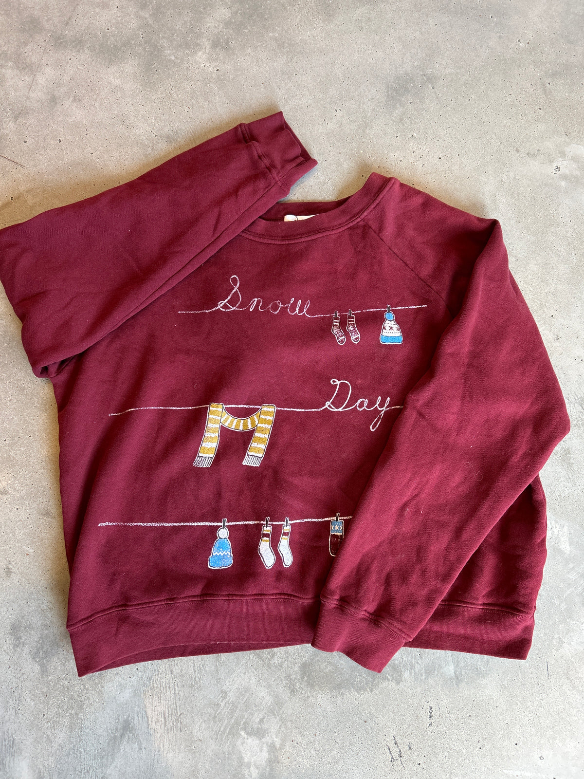 Snow Day Raglan Sweatshirt