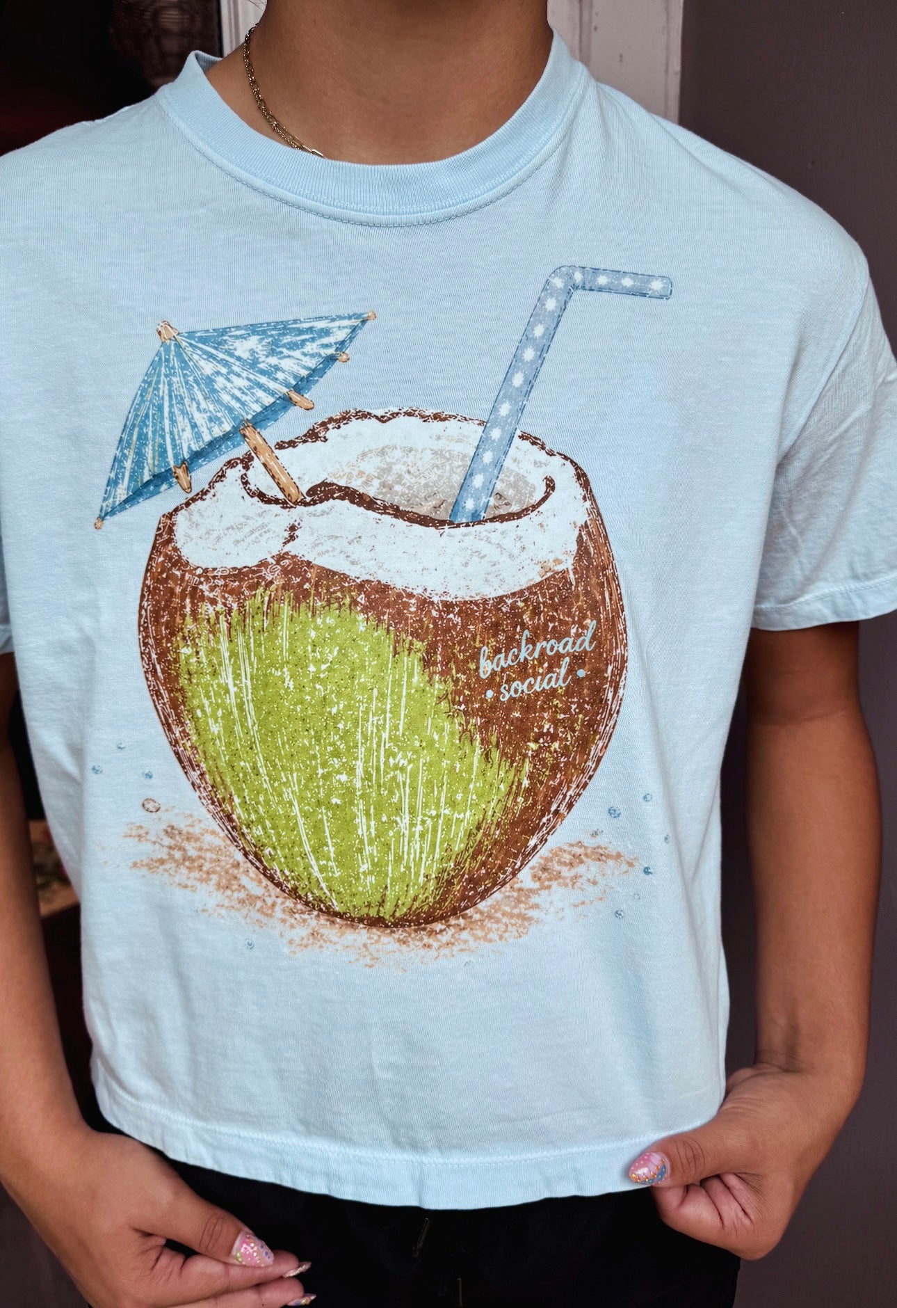 Coconut Drink Boxy Tee