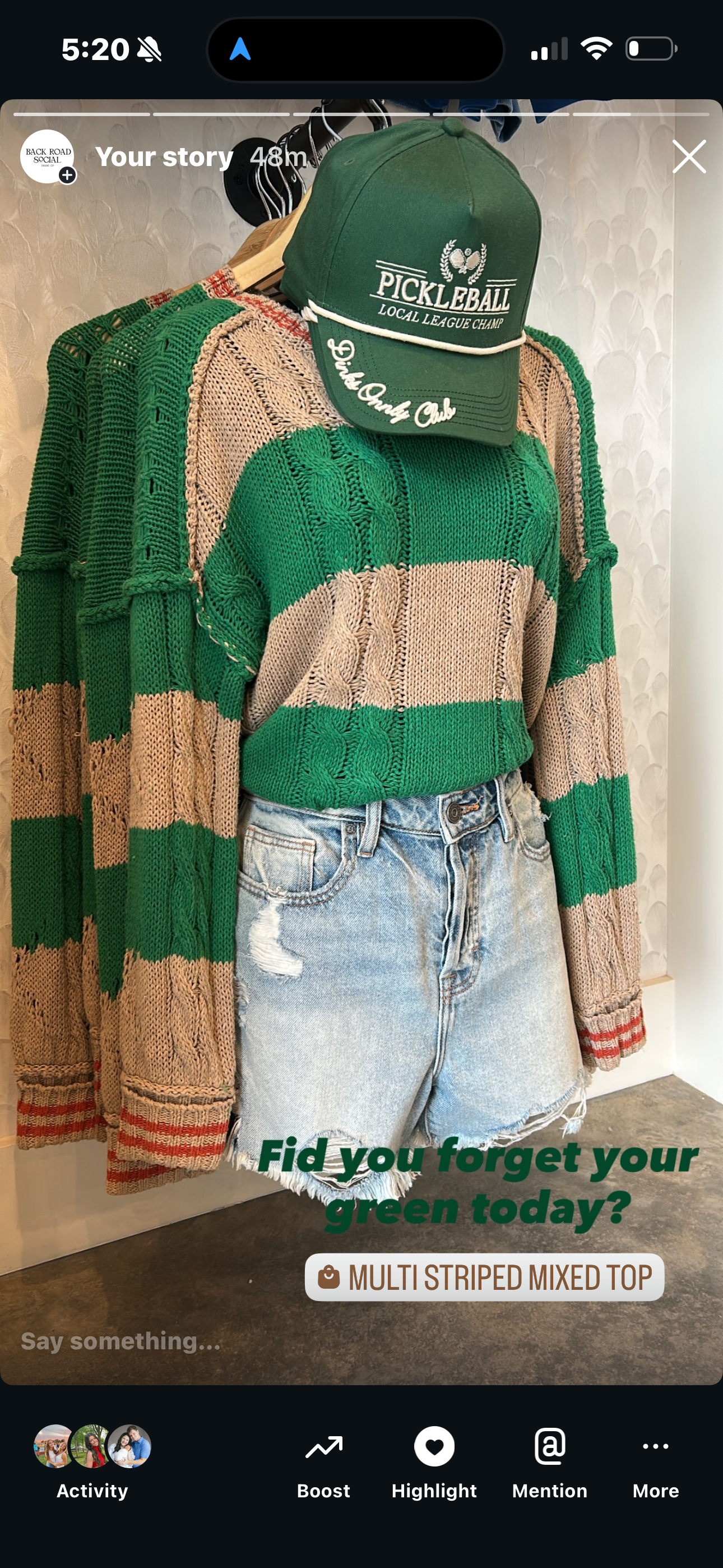Striped Twisted Ribbed Soft Sweater