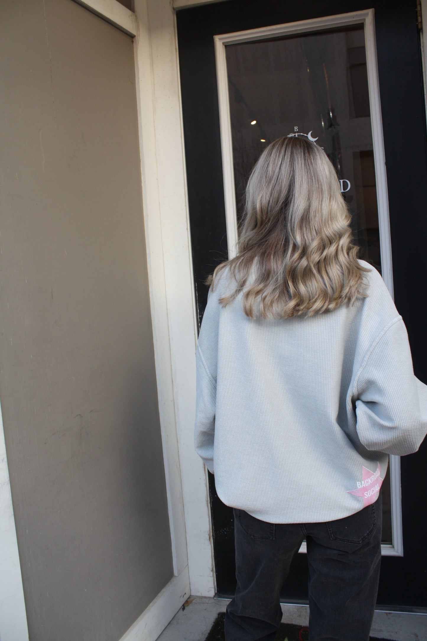 Stars Made to Worship Corded Sweatshirt