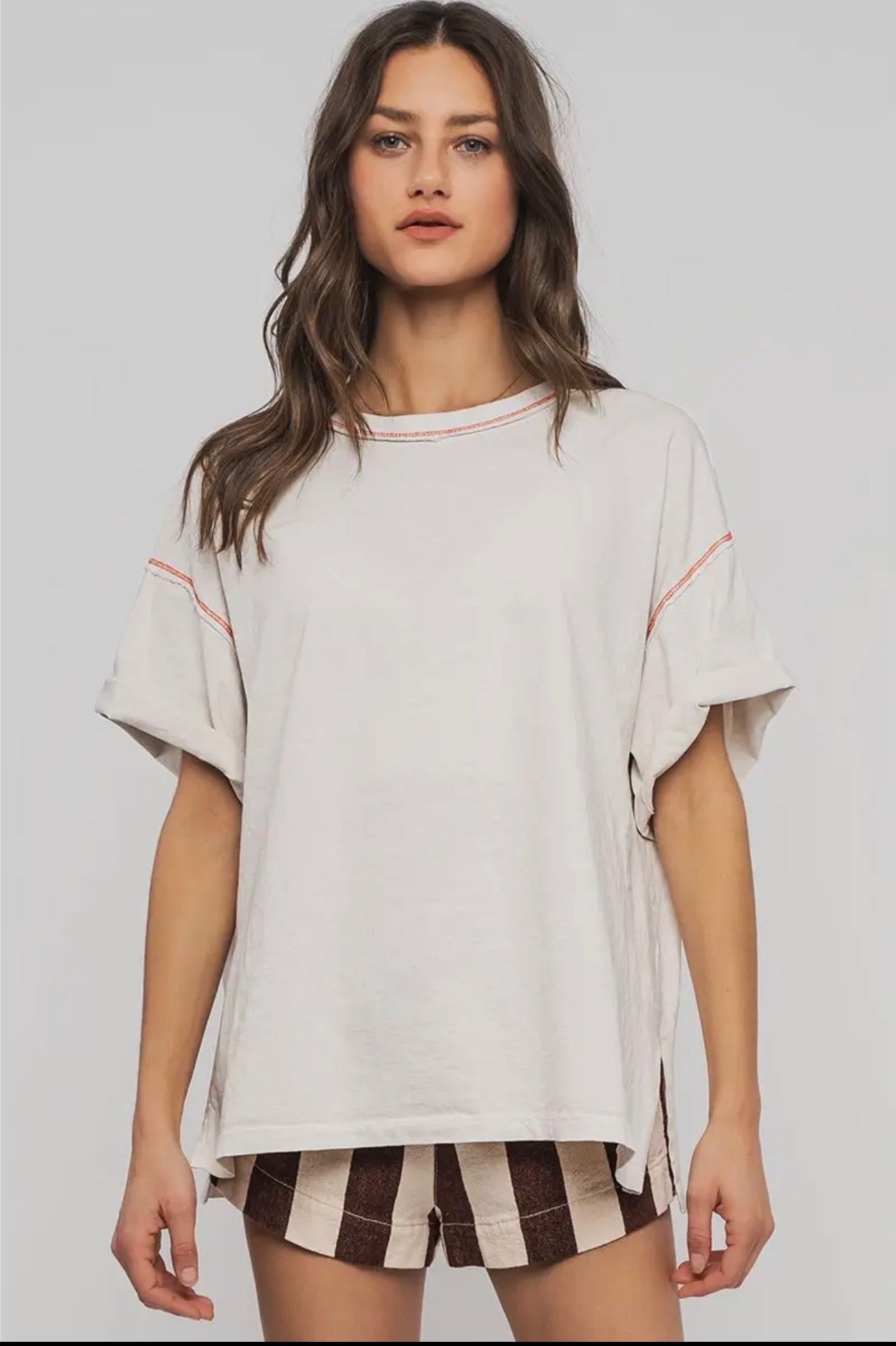 Mineral Wash Oversized Tee