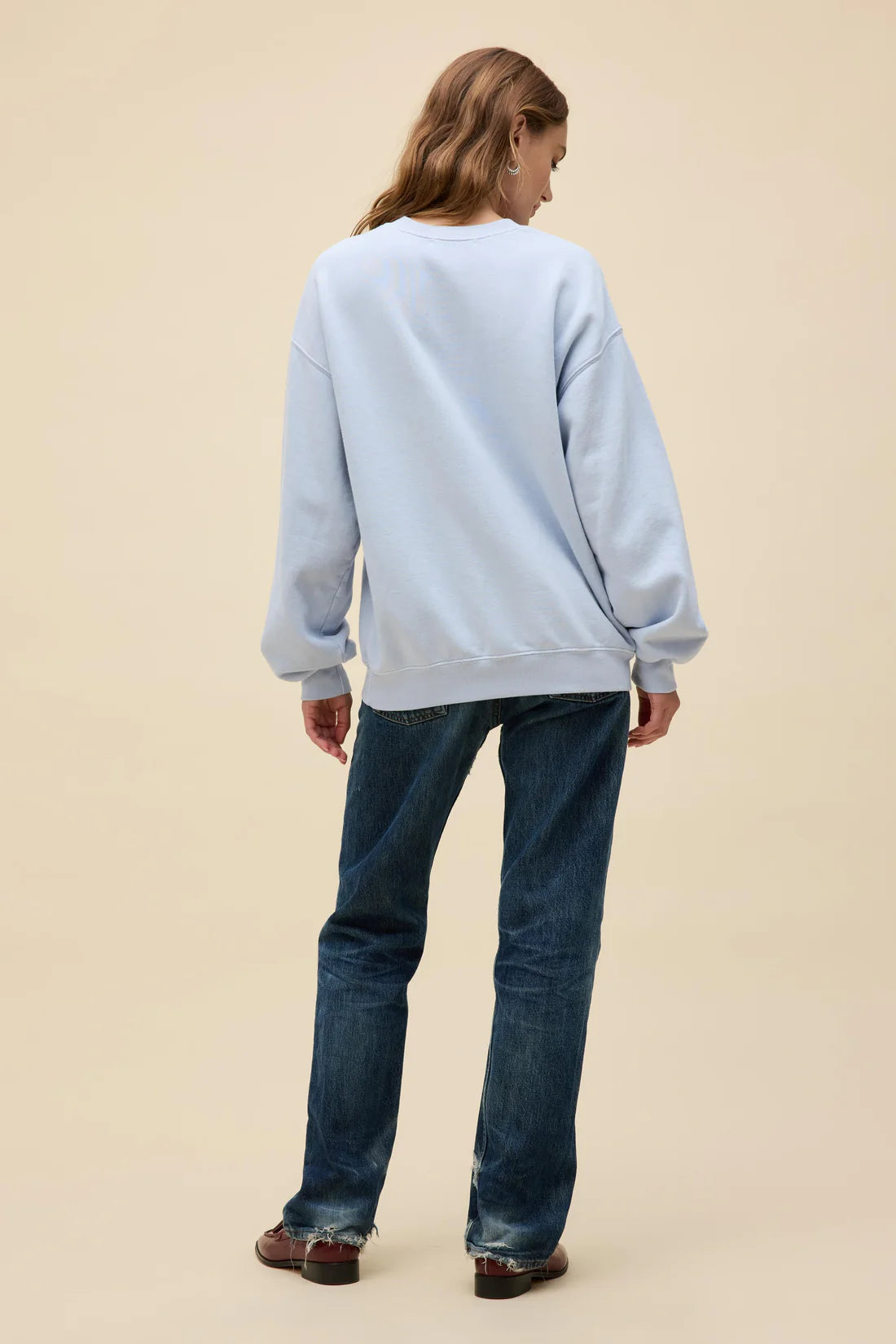 Rolling Stones Big Tongue '89 Oversized Crew Sweatshirt