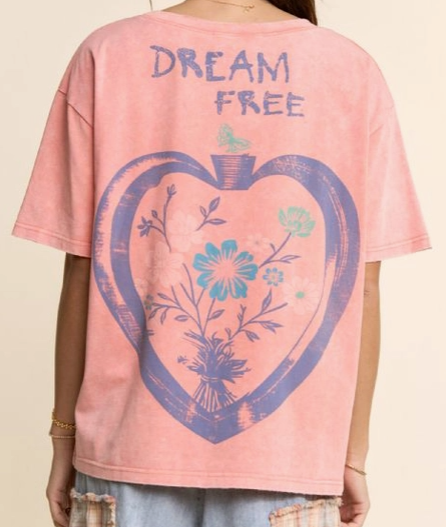DREAM Free Floral Graphic