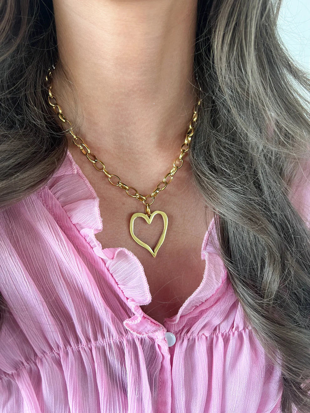 Chunky Heart Necklace