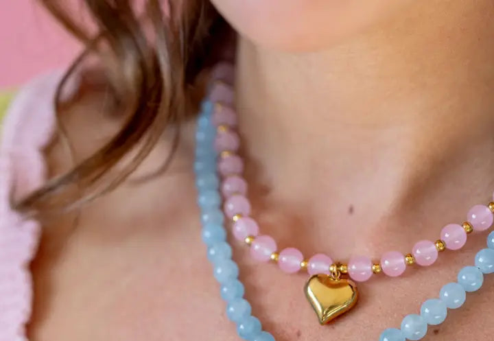 Blush Heart Necklace