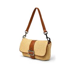 The Socialite Bag- Dune Raffia