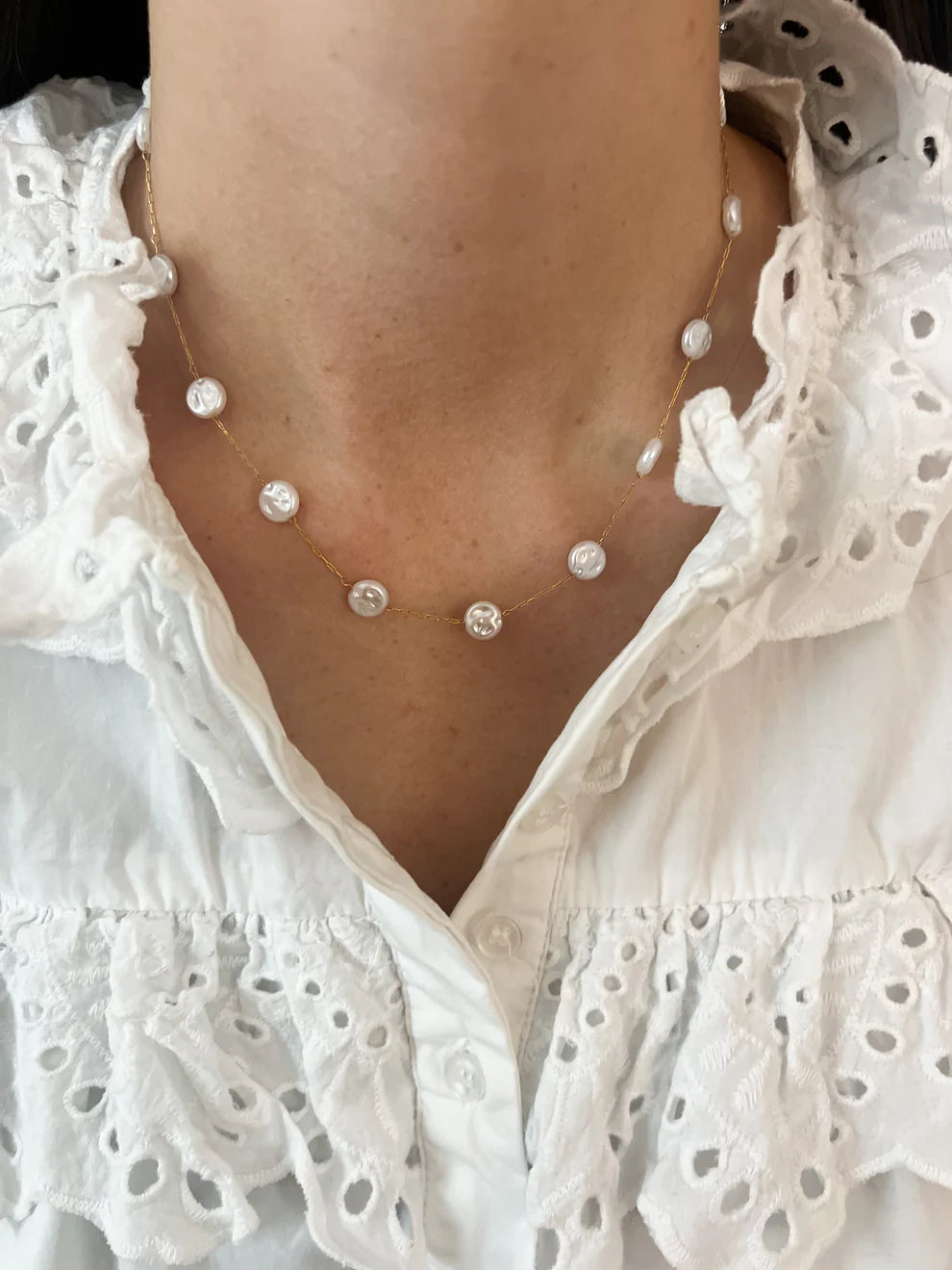 Dainty Pearl Necklace