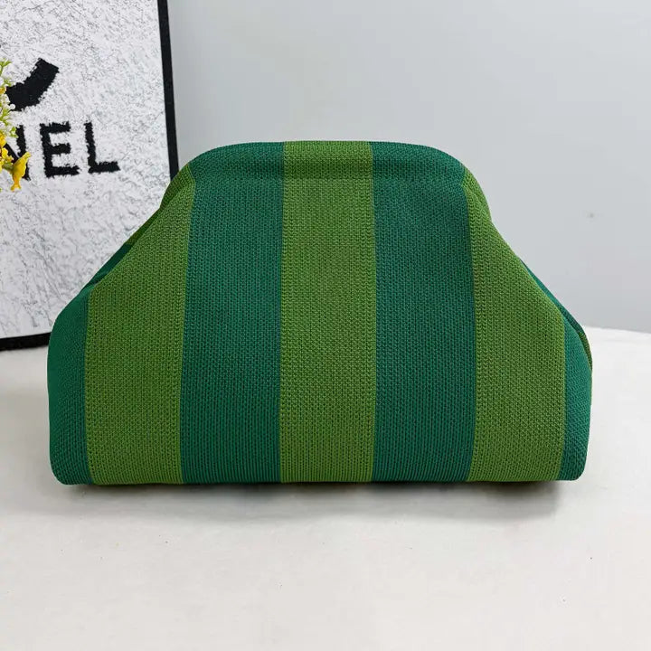 Striped Knit Bag