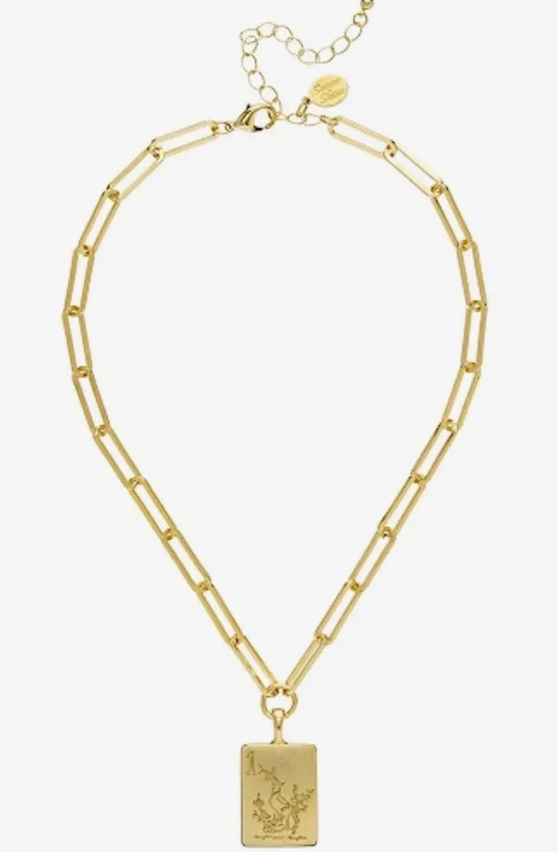 Bird Bam Mahjong Large Paperclip Necklace