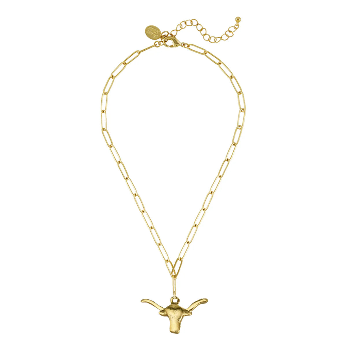 Longhorn Medium Paperclip Necklace