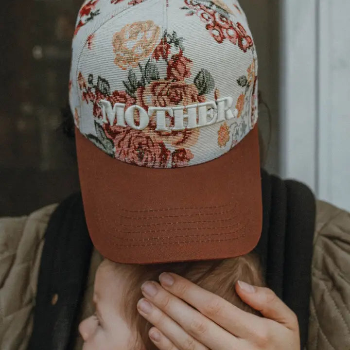 Floral "Mother" Hat