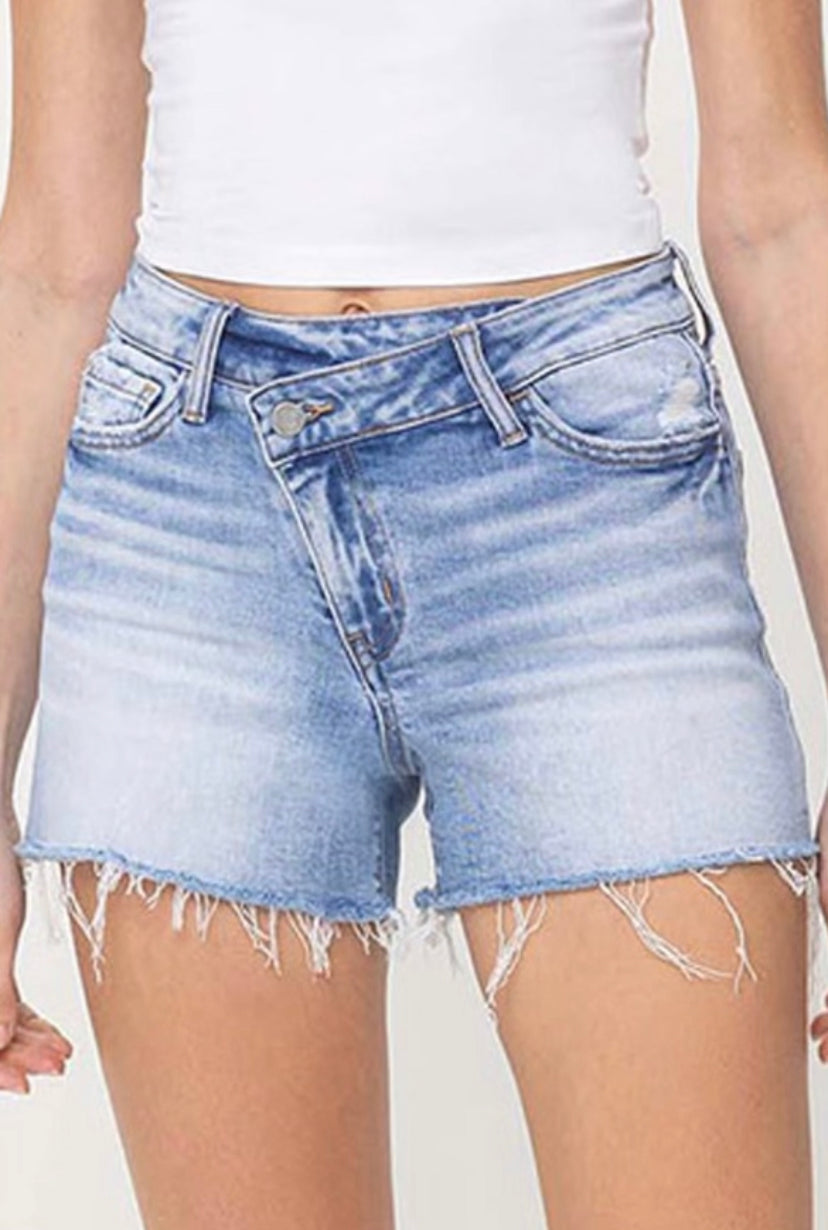 flying monkey rebecca denim shorts