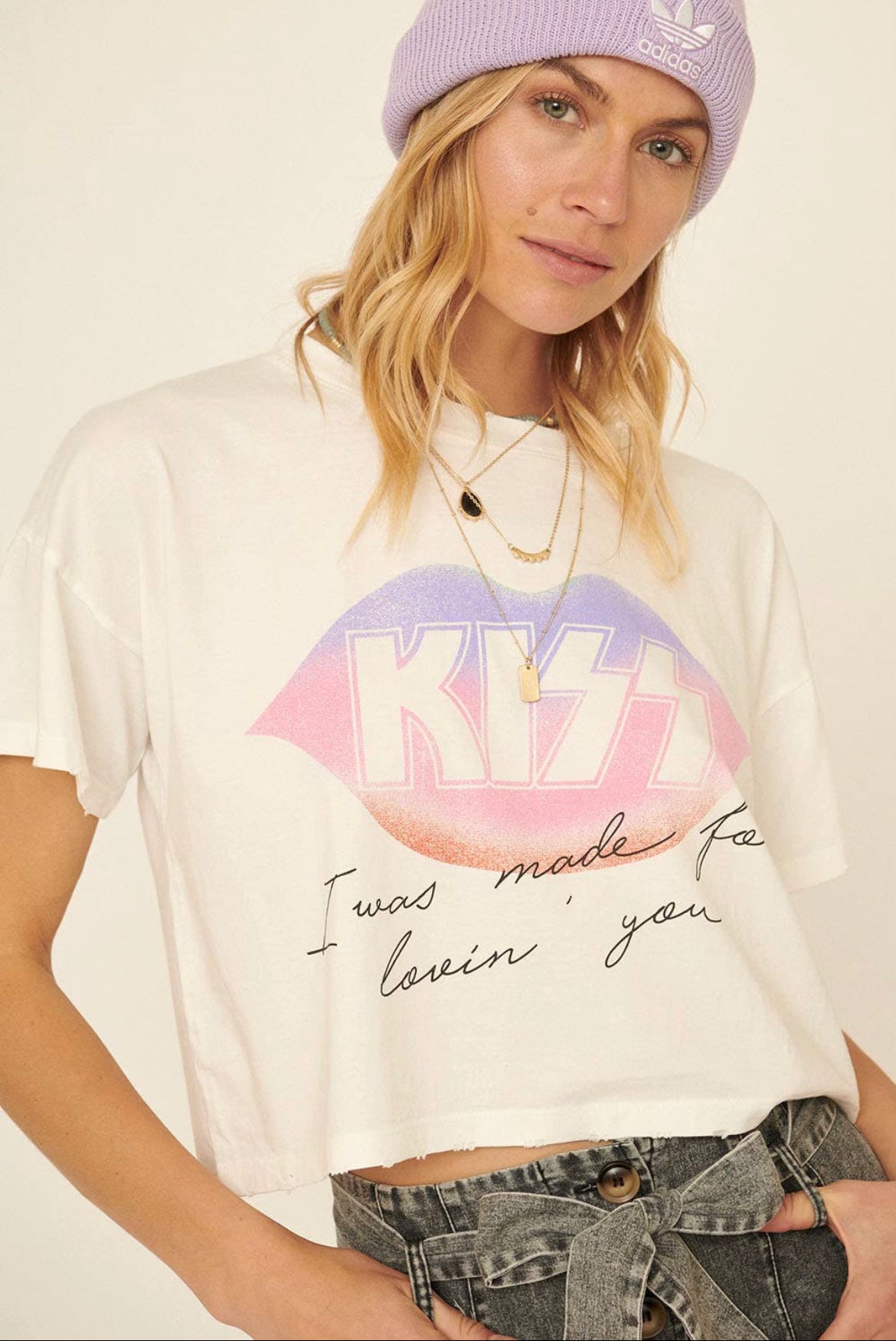 KISS Cropped Tee