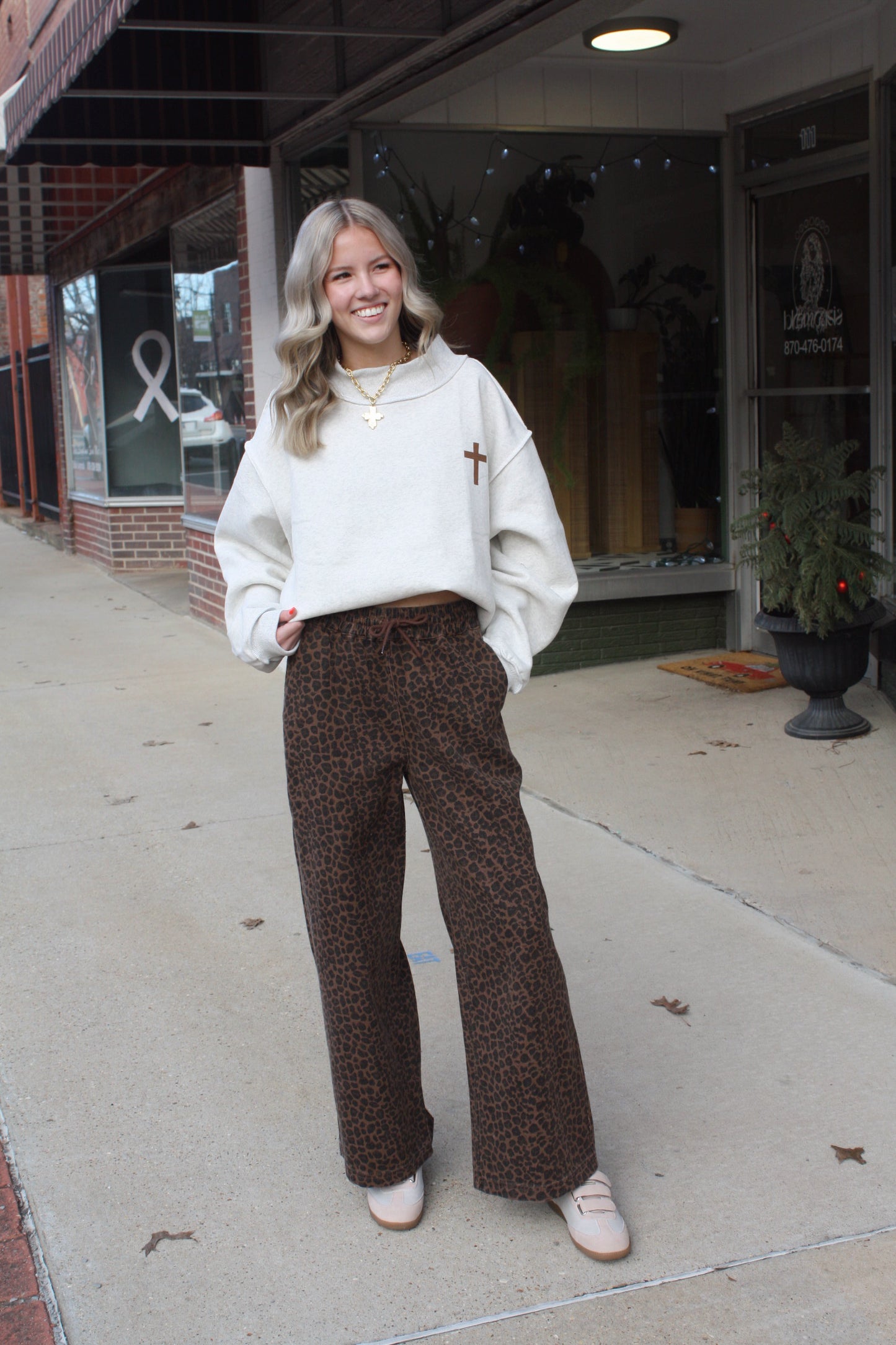 Cross & Jesus Saves' Reversible Sweatshirt