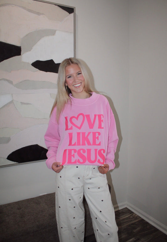 Pink Love Like Jesus Crew