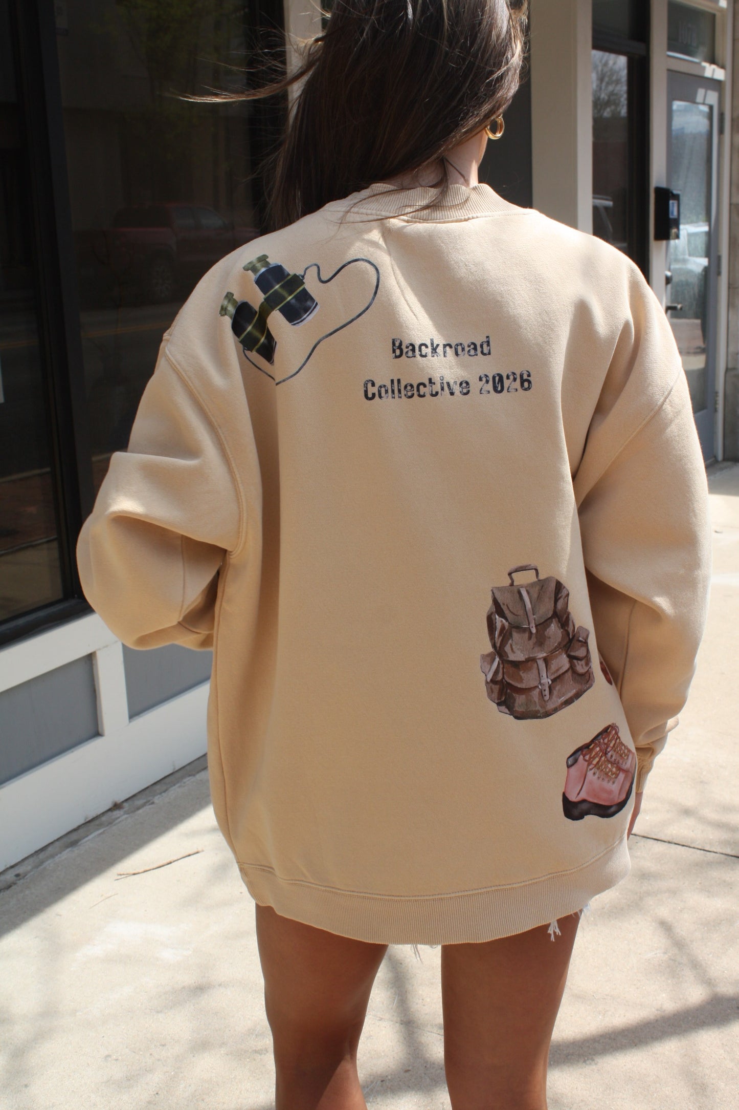 Gone Camping Mock Neck