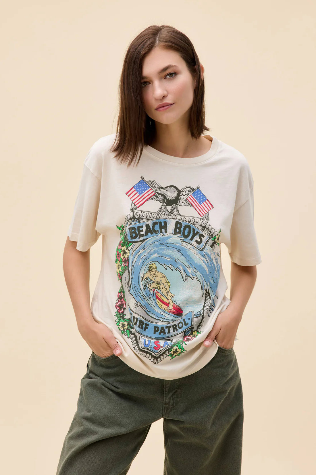 The Beach Boys Surf Patrol Boyfriend Tee