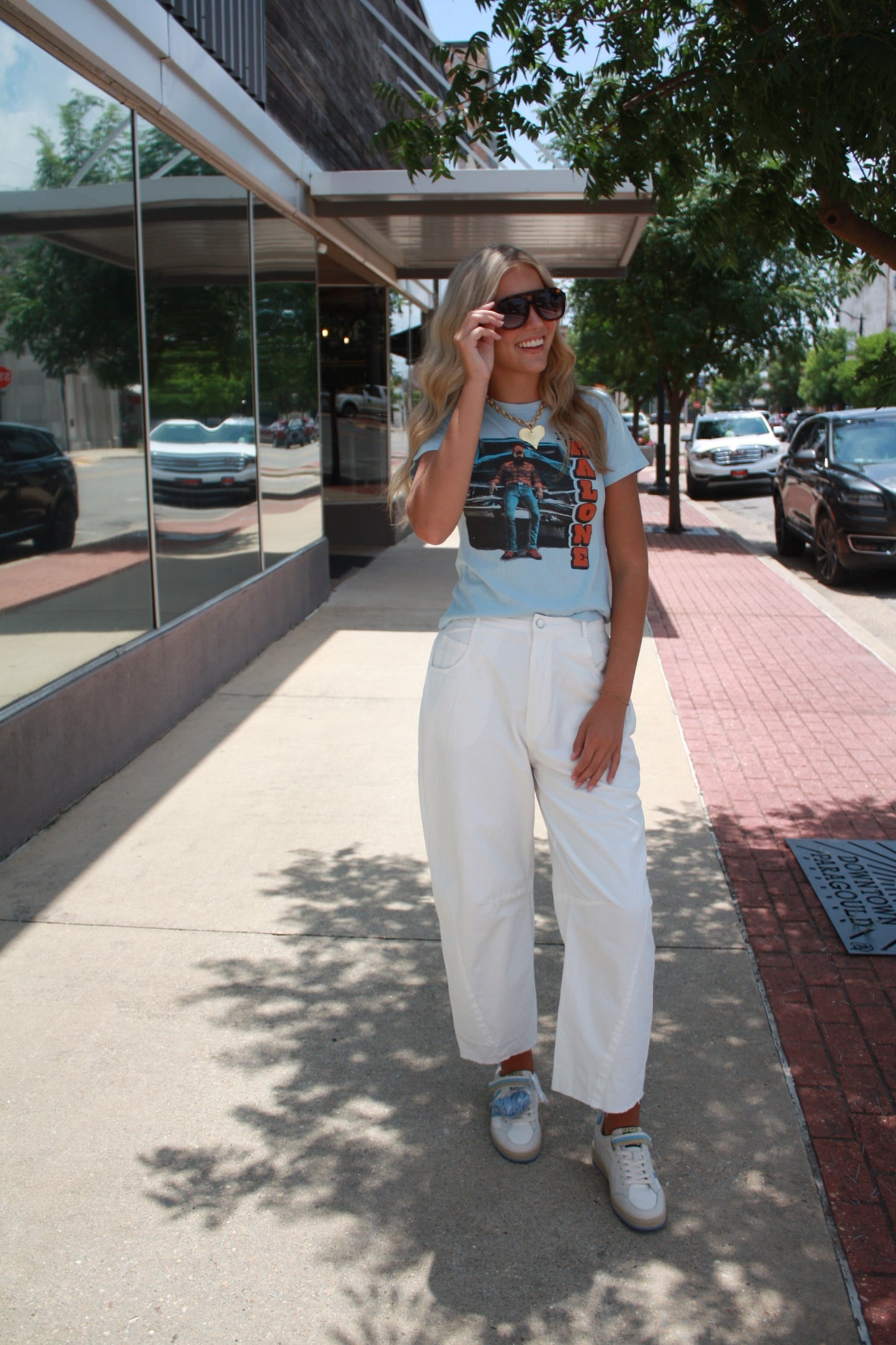 Post Malone Posty & Truck Babydoll Tee