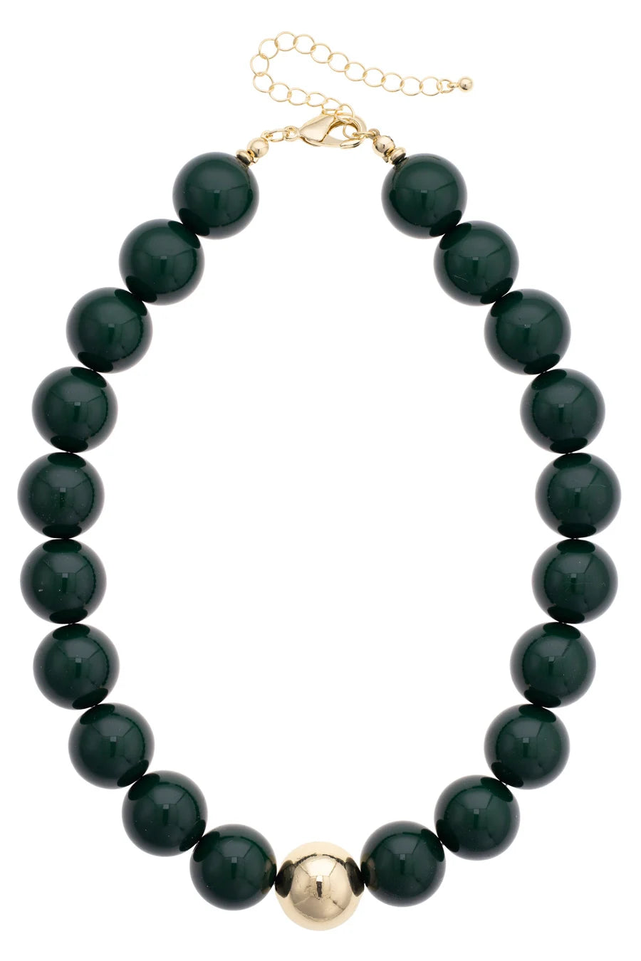 Marjorie Beaded Gumball Green