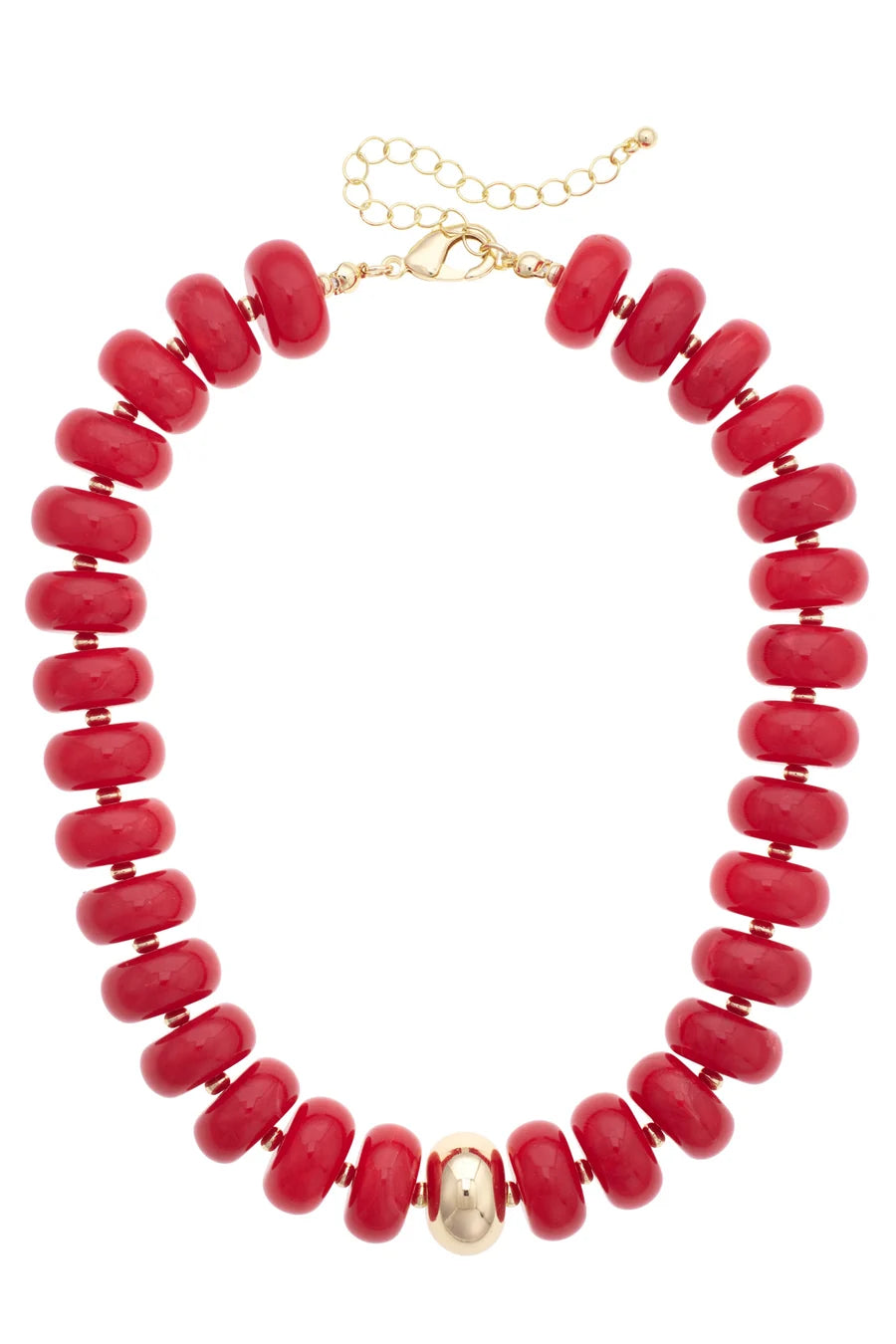 San Sebastian Beaded Resin Necklace