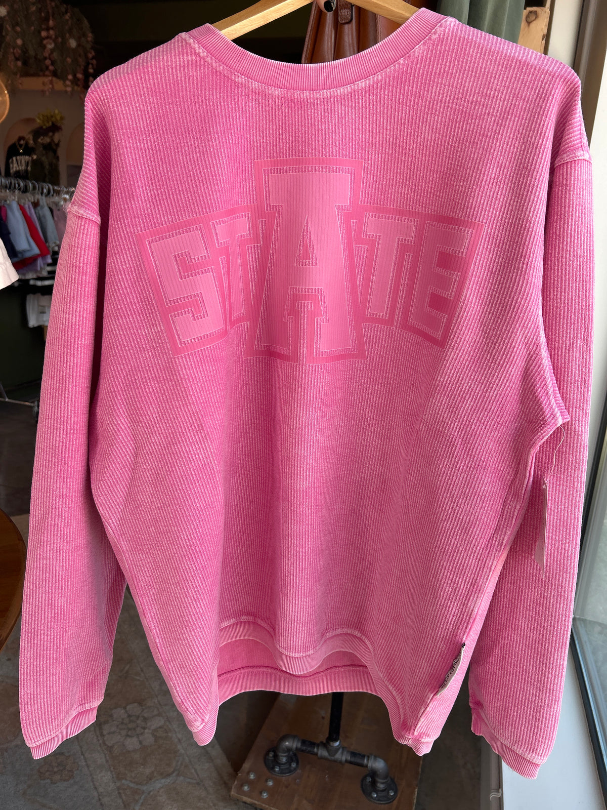 Pink On Pink A-State Cored Crew