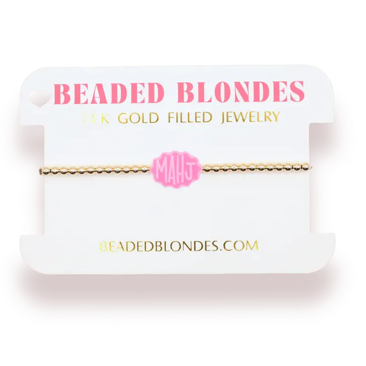 Mahj Bracelet On Gold
