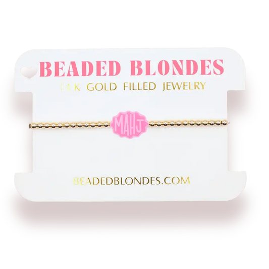 Mahj Bracelet On Gold