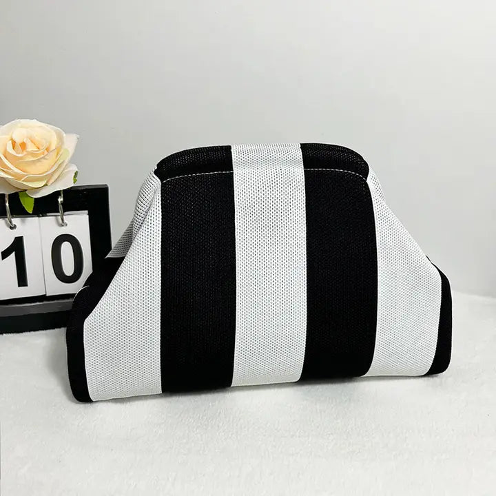 Striped Knit Bag