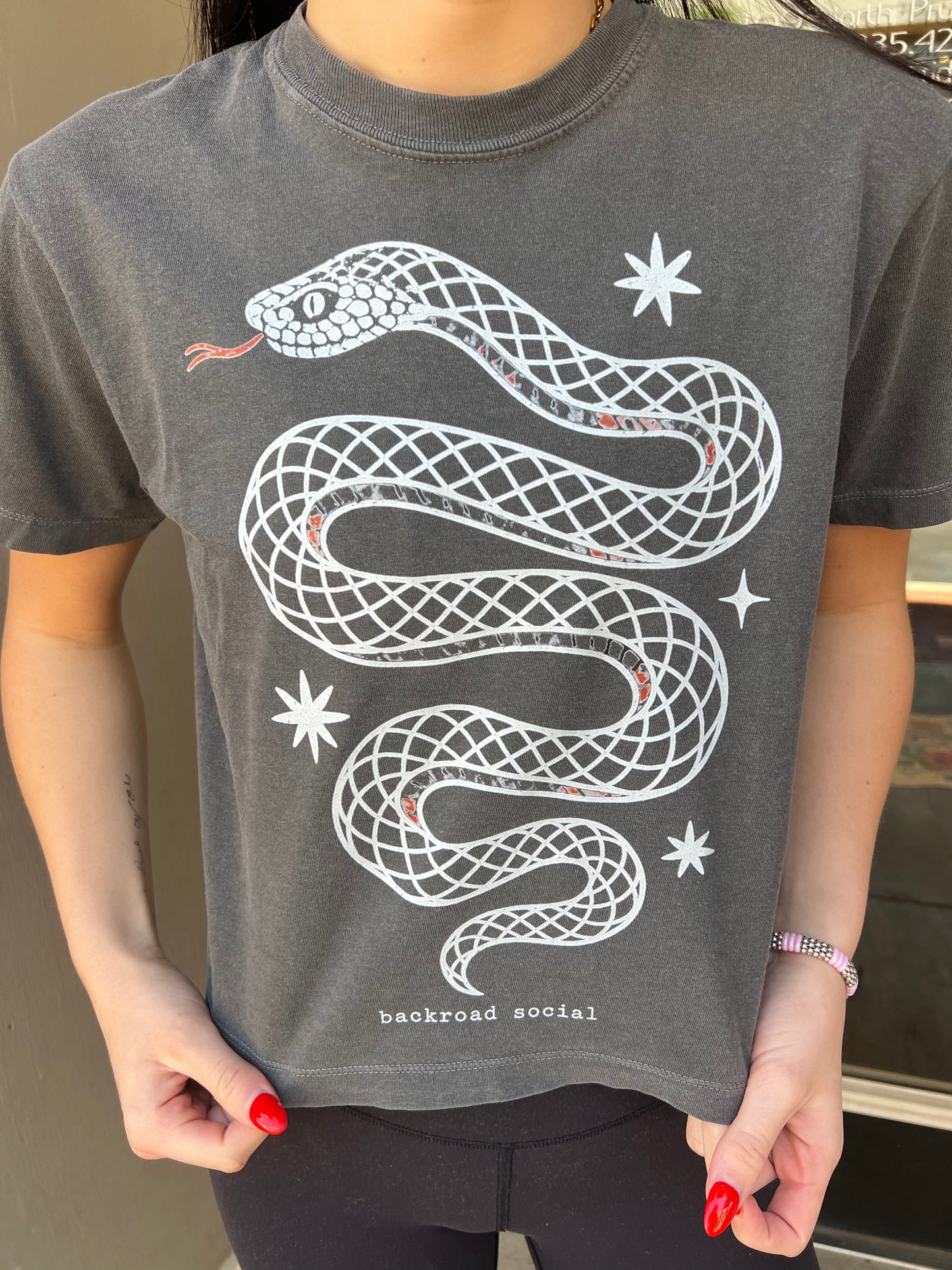 Snake Boxy Tee