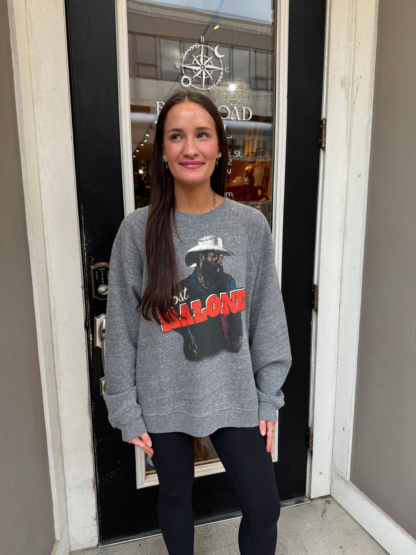 Posty Leanin' Vintage Raglan Sweatshirt