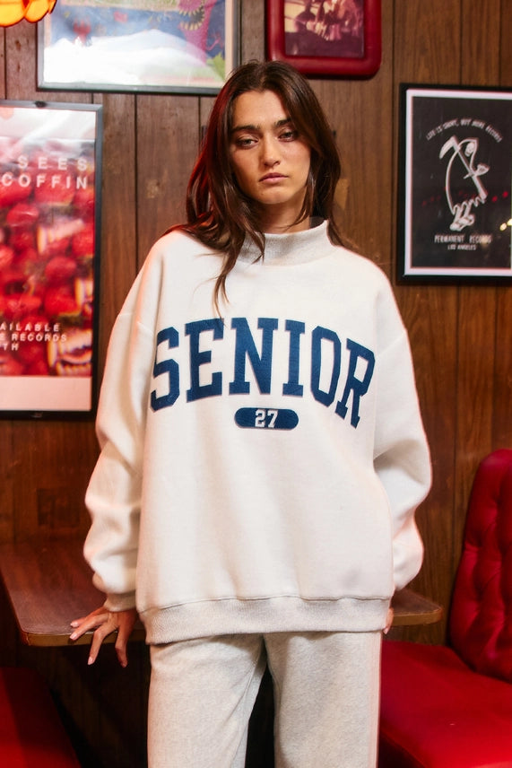 SENIOR27 | 'senior' Reversible Mock-Neck