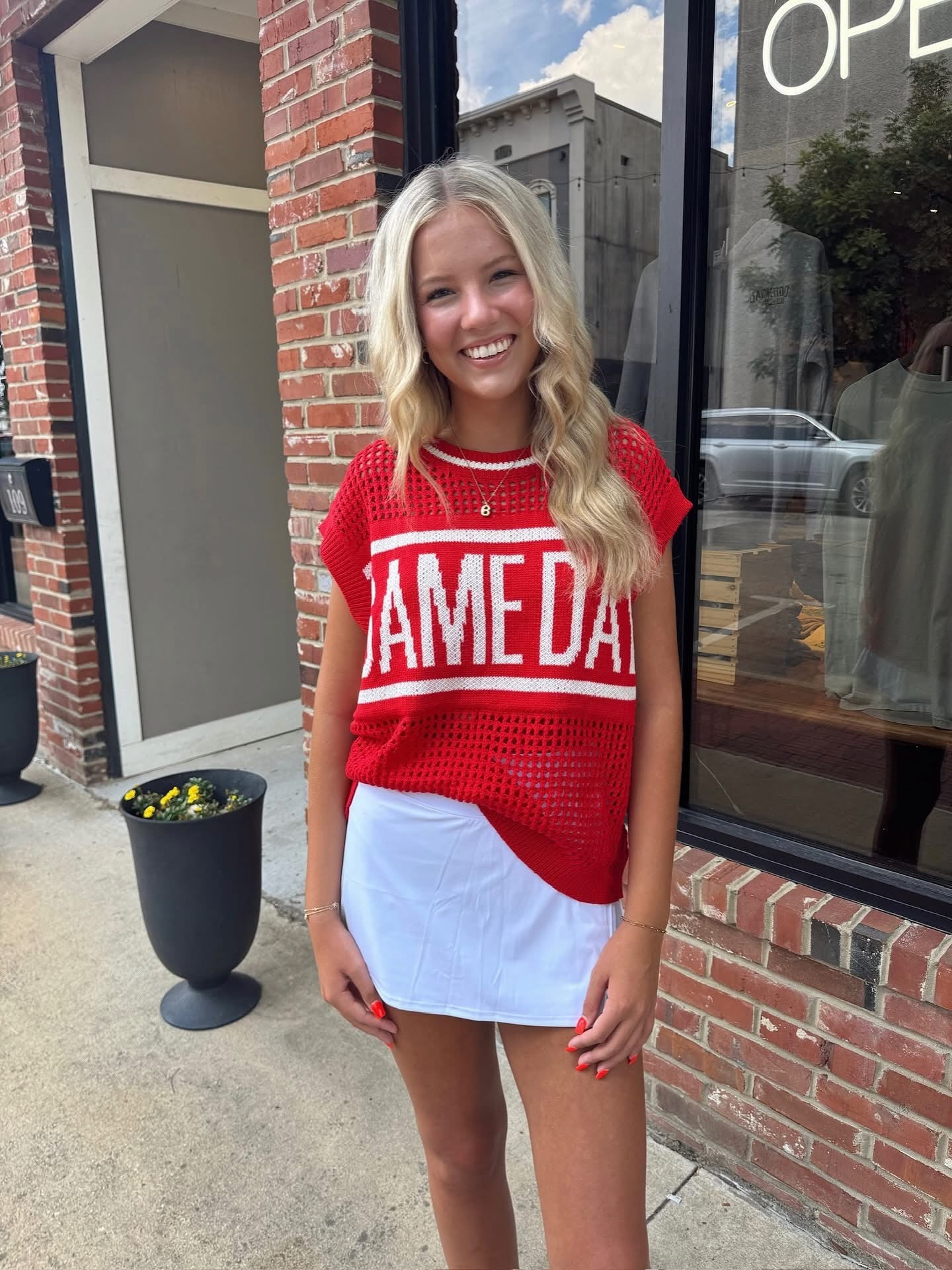 Oversized Drop Shoulder Crochet Sweater