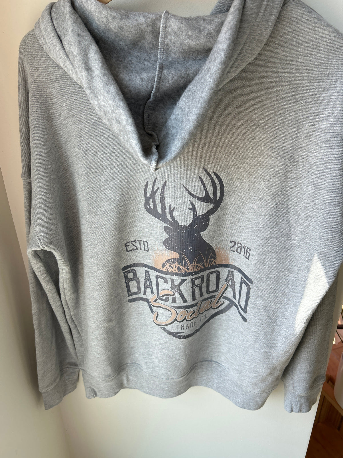 Gray Deer Hoodie