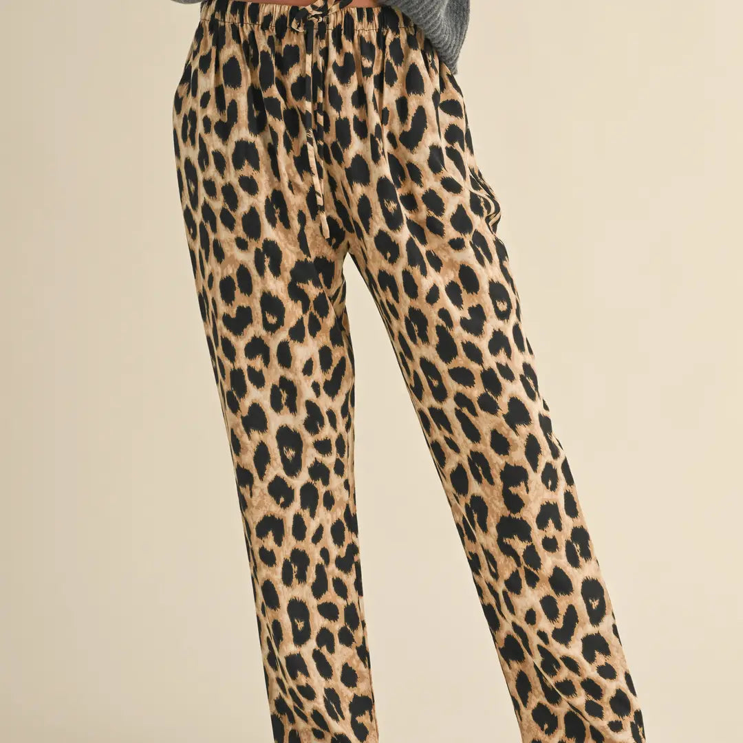 Leopard Joggers