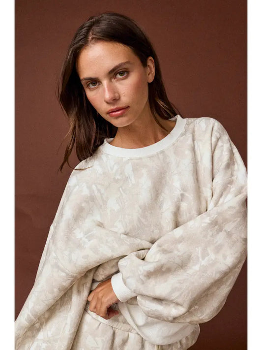 Woodland Camo Crewneck Sweatshirt