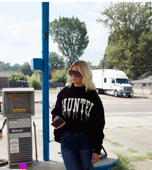 Haunted  reversible Mock Neck