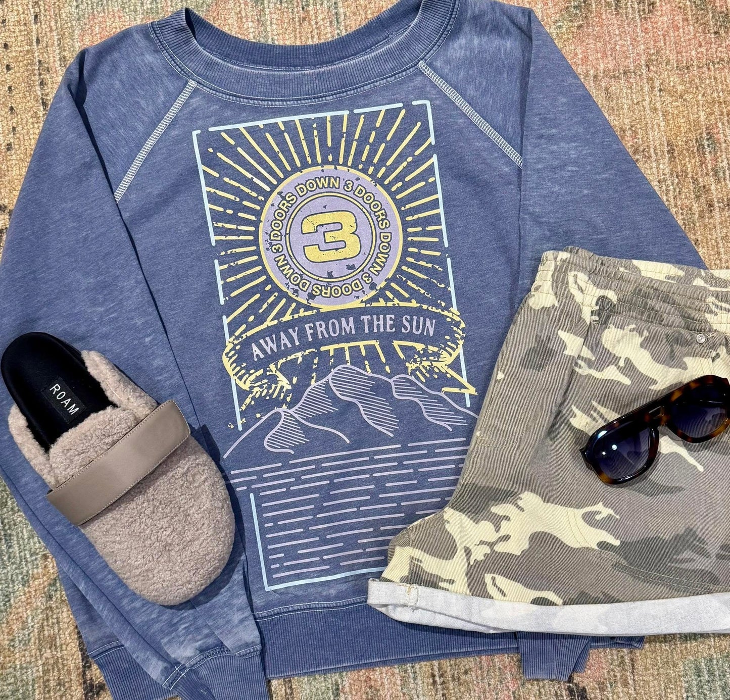 3 Doors Down Burnout Sweatshirt