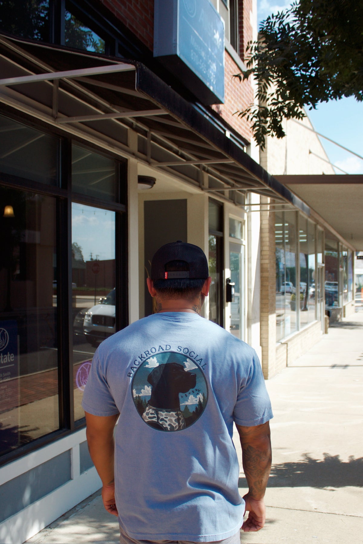 Men's Black Lab Emblem Tee