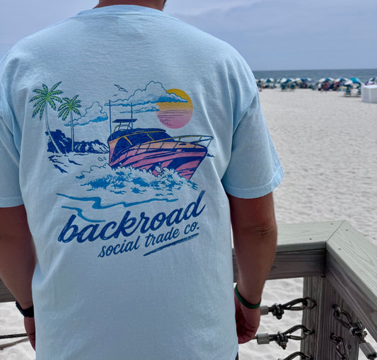 Neon Boat Tshirt