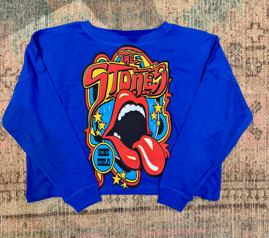 Blue Rolling Stones Long Sleeve